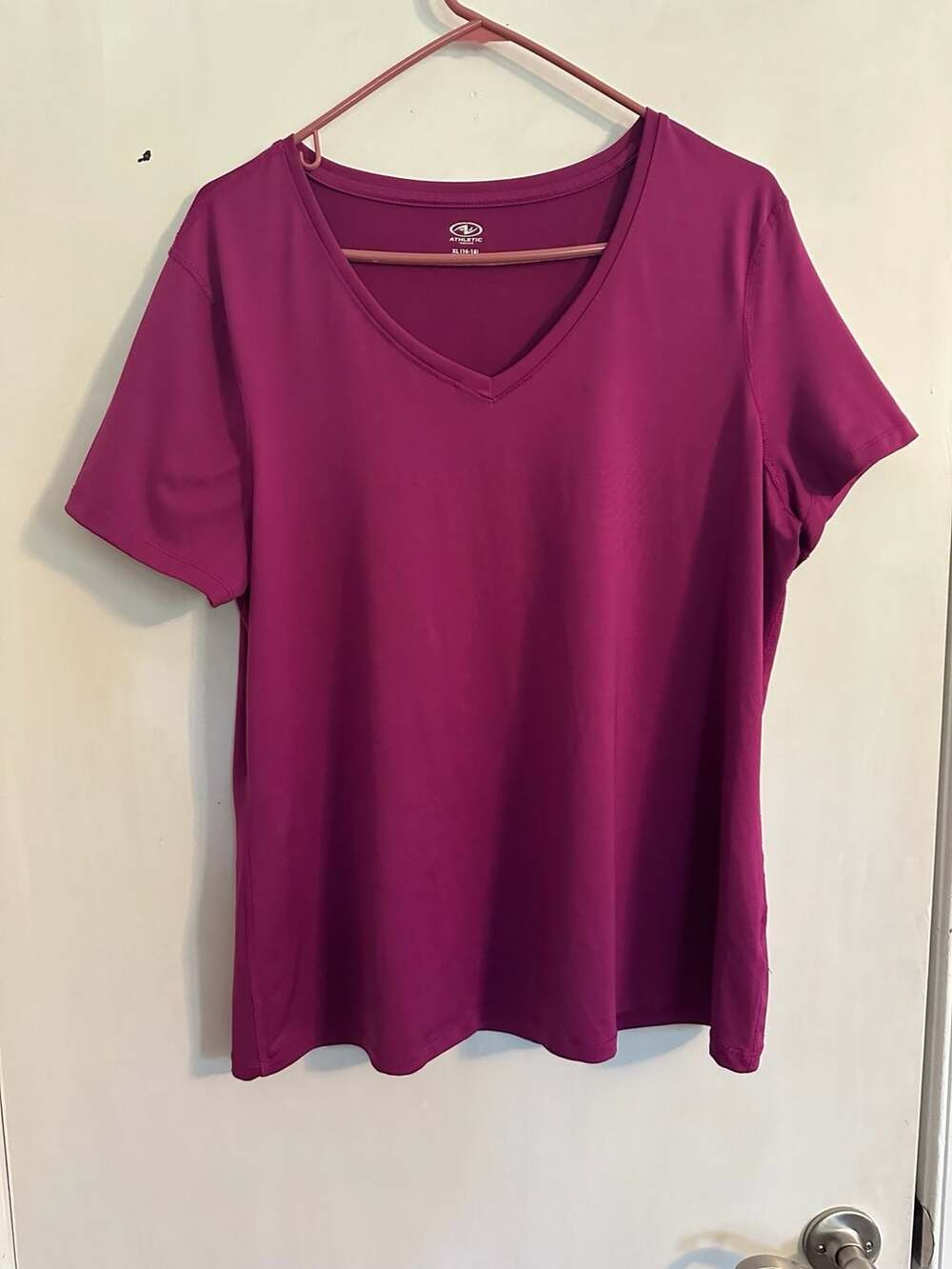 Dark pink athletic works t-shirt women’s XL